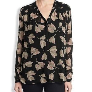 Lucky Brand Black Floral Top